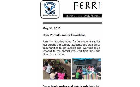Check out our latest Newsletter May 2018