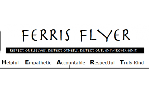 Check under newsletters for Ferris Flyer Sept 10th, 2018