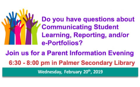 District Parent Information Evening-Student eportfolios